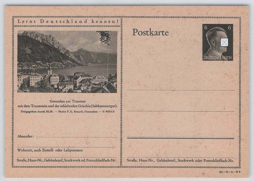 Reich bildpostkarte p 305 - d.,