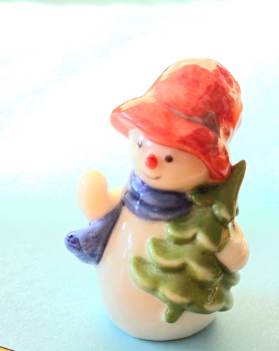 Schneemann porzellan royal - porzellan,