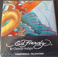 Ed Hardy Kissen Bezug "Snake &