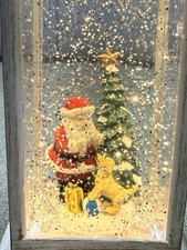 Konstsmide 4364-200 LED Schnee Weihnachts Deko Laterne Weihnachtsmann Timer ?