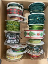 14 Rollen Geschenkband Schleifenband  XXL Konvolut  Weihnachten  - Grün #1