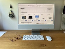 Apple iMac 24 Zoll (256GB SSD, Apple M1, 3,20GHz, 8 GB, 8-Core GPU) Silber - OVP