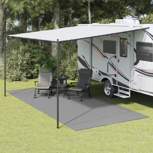 Zeltteppich anthrazit 5x2 5m - anthrazit, 5,5x2,5m