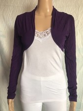 Bolero lila langarm