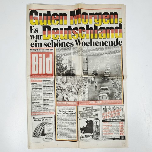 Bild zeitung 1989 - bild, 13.11.