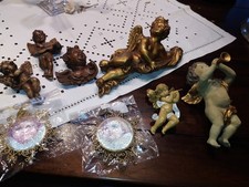 Engel Konvolut verschiedene Materialien  8tlg Nachlass