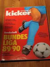Kicker Sonderheft Bundesliga 1989/1990 / mit Stecktabelle