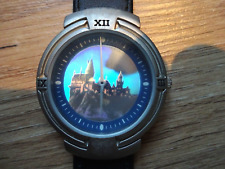 ** HARRY POTTER ** ARMBANDUHR HP-005-2004 UHR MIT HOLOGRAMM - SCHWARZ SILBER ***