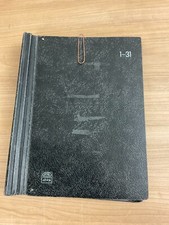 ELBA  Pultordner A 4 Einteilung  1-31 schwarz Hartpappe ,Nr. 42418 -