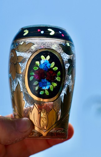 Kleine vase glas - glas,, und