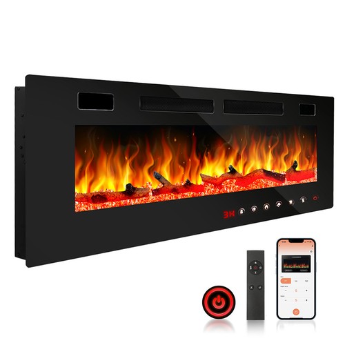 Elektrokamin wandkamin mit - elektrokamin, 50"