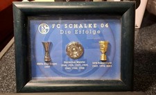 Schalke 04 Fußball Pin Rahmen Uefa DFB Pokal Meister Trophy Sammlung