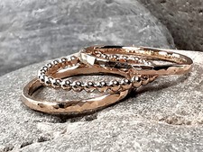 14kt Gold Stapelset Trio