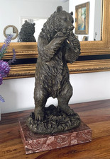 Bronzefigur Bär Tierfigur