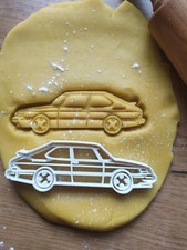 NEU ähnlich Saab 900 Turbo Ausstecher Form  Ausstechform Auto Cutter Salzteig