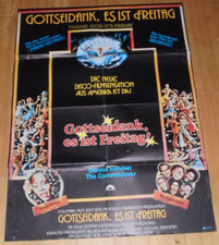 GOTTSEIDANK, ES IST FREITAG - Kinoplakat A1 ´78 - DONNA SUMMER Jeff Goldblum