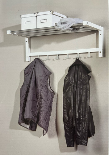 Wandgarderobe mit ablage - wandgarderobe,