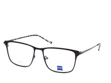 ZEISS ZS22117 TITANIUM Brille Eyeglasses Goggles 56/17/145 MATTE BLACK (002)