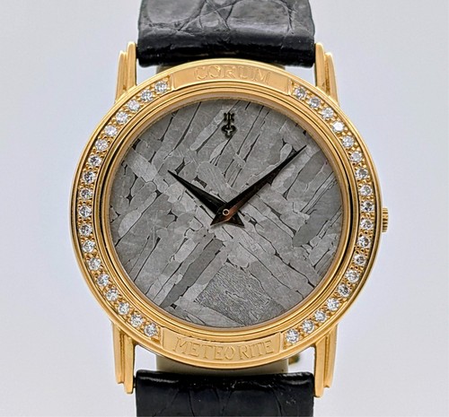 Corum meteorite 18k gold - meteorite,