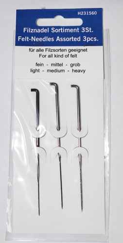 3er set filznadeln fein - filznadeln, 1