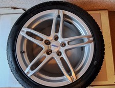 4 x Winterkompletträder,  Alutec Model Poison (PN808) in Polar Silber, neuwertig