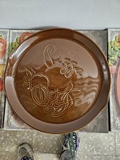 122 robuste Pizzateller braun