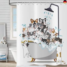 Hnmdmyi Duschvorhang Lustig