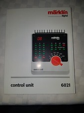 Märklin 6021 Betriebsanleitung/Handbuch  für Control Unit  unbenutzt sehr Gut