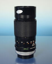 Canon FD 200mm/4.0 S.S.C. Lens objectif Objektiv für Canon FD - (40608)