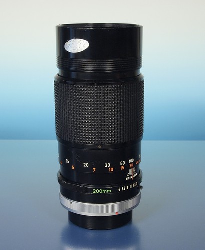 Canon 200mm s c lens - fd, s.s.c.