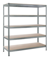 SCHULTE Regalwelt Schwerlastregal XXL, 5 Ebenen, 180x160x60 cm (HxBxT), verzinkt