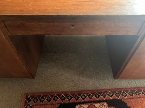 Antiker schreibtisch eiche - schreibtisch,