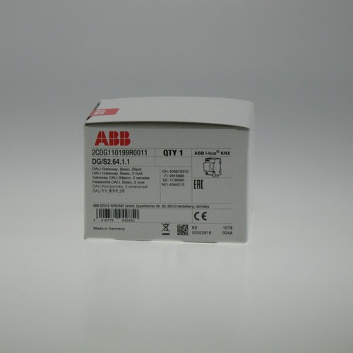 Abb 1 dali gateway - abb, dg/s2.64.1.1
