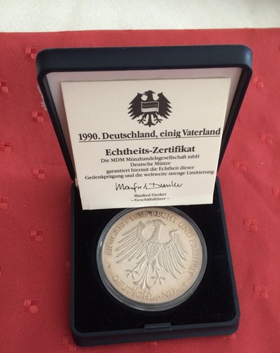 Mdm medaille 1990 deutschland - medaille,