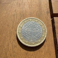 Frankreich:  1 Euro Münze von 2000 - Liberte Egalite Fraternite - sehr selten