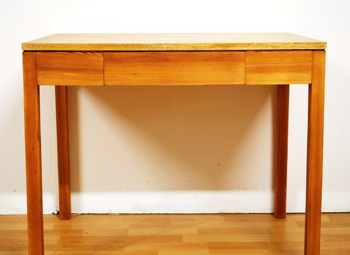 Mid century holz schreibtisch - mid-century,