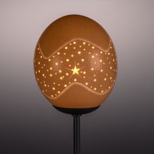 Lampenschirm Straußenei "1