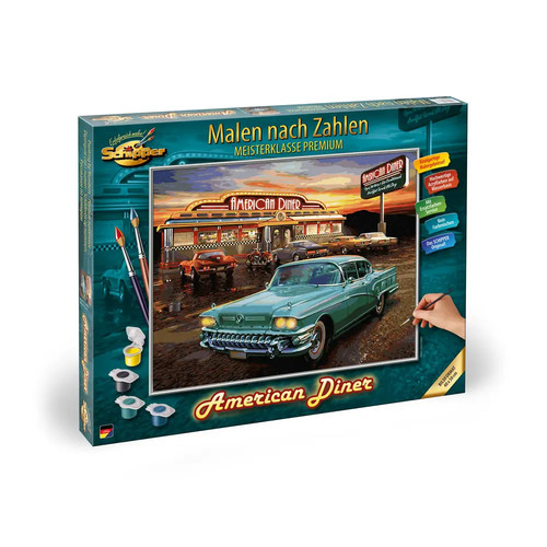Malen nach zahlen american - zahlen,