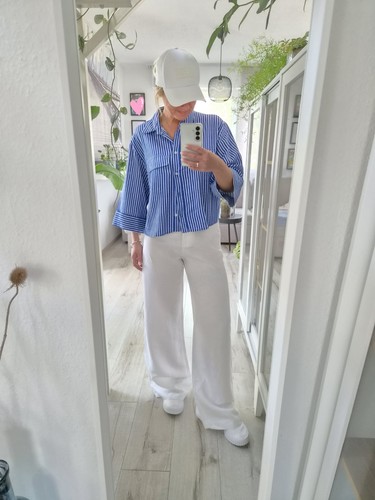 Leinen hose 36 - leinen, h&m