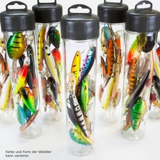 10 Stück Wobbler Set Zander Hecht Barsch Angeln Kunstköder Angler Geschenk Idee