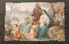 Heiligenbild Maria Jesus Engel