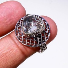 Weißer topas edelstein ring - edelstein,