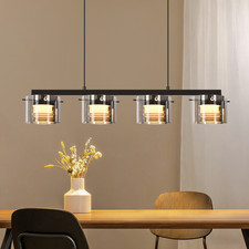 LED Pendelleuchte Glas 157cm