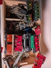 Billerbahn Sammlung mit Dampflock Kran Personenwagen und Schienen etc