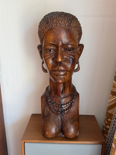Afrikanische holzbüste - afrikanische,