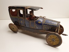 Rarität - Dachbodenfund 1920er Blech Spielzeugauto Limousine Hessmobil 1024