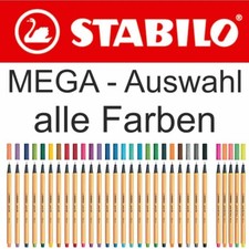 STABILO Fineliner point 88 Einzelstift 60 Einzelfarben [Farbe wählbar]