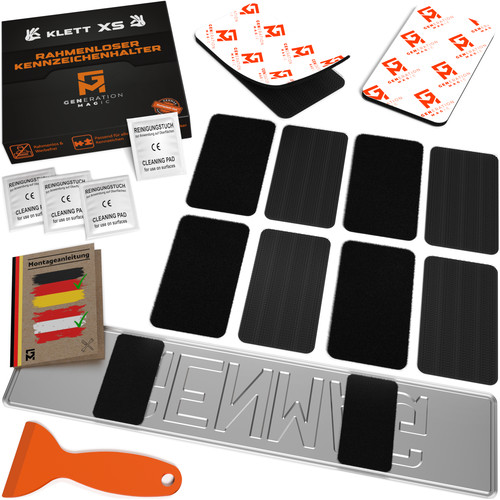 Genmag klett kennzeichenhalter - genmag,