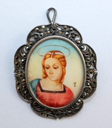 Antiker maria anhänger - antiker,