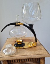 Cona C Kaffeebereiter Glas Gold gebraucht in gutem Zustand